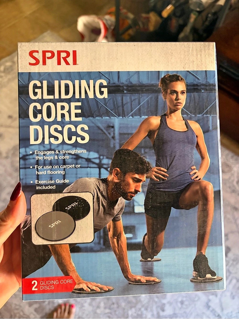 SPRI Gliding Core Discs Exercise Sliders
